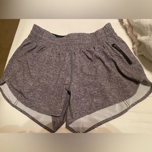 Gray Lulu Lemon shorts